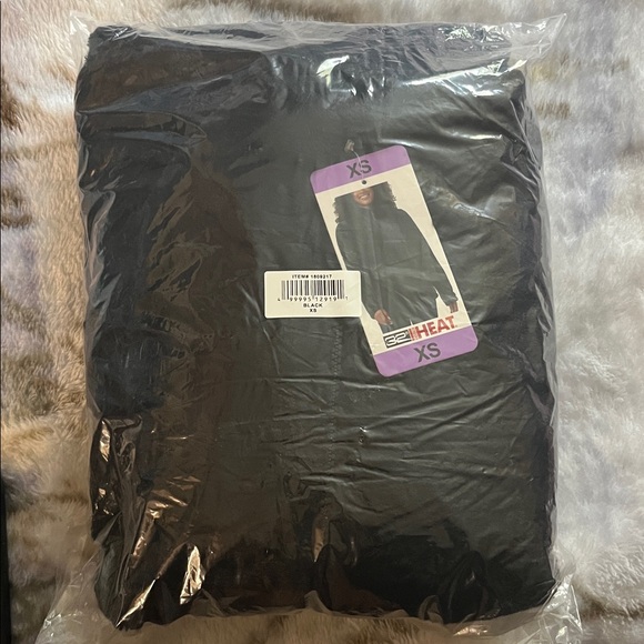 NWT 32 Degrees Ladies Plush Faux Fur Super Soft Jacket BLACK - size XS - Picture 2 of 10